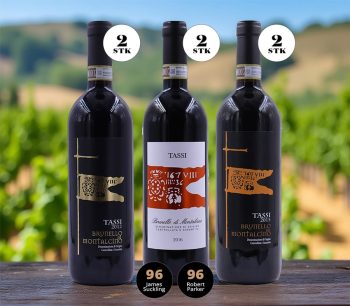 Fabio Tassi - 6 flasker - Brunello kassen