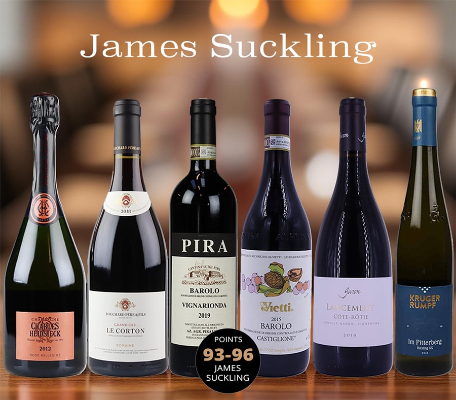 James Suckling, 93-96 Point smagekasse - 6 flasker